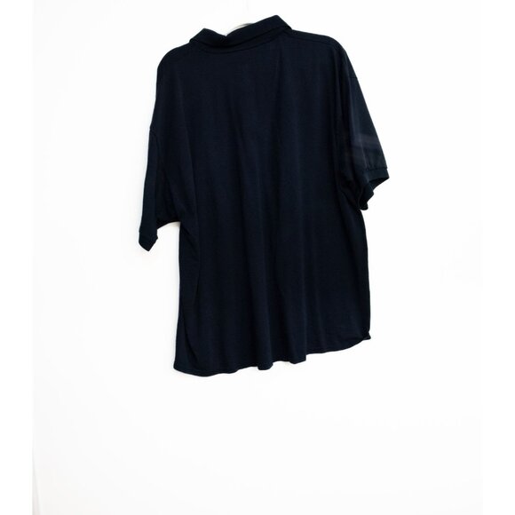 Gildan DryBlend Navy Polo Shirt - 2XL Short-Sleeve - Picture 5 of 8